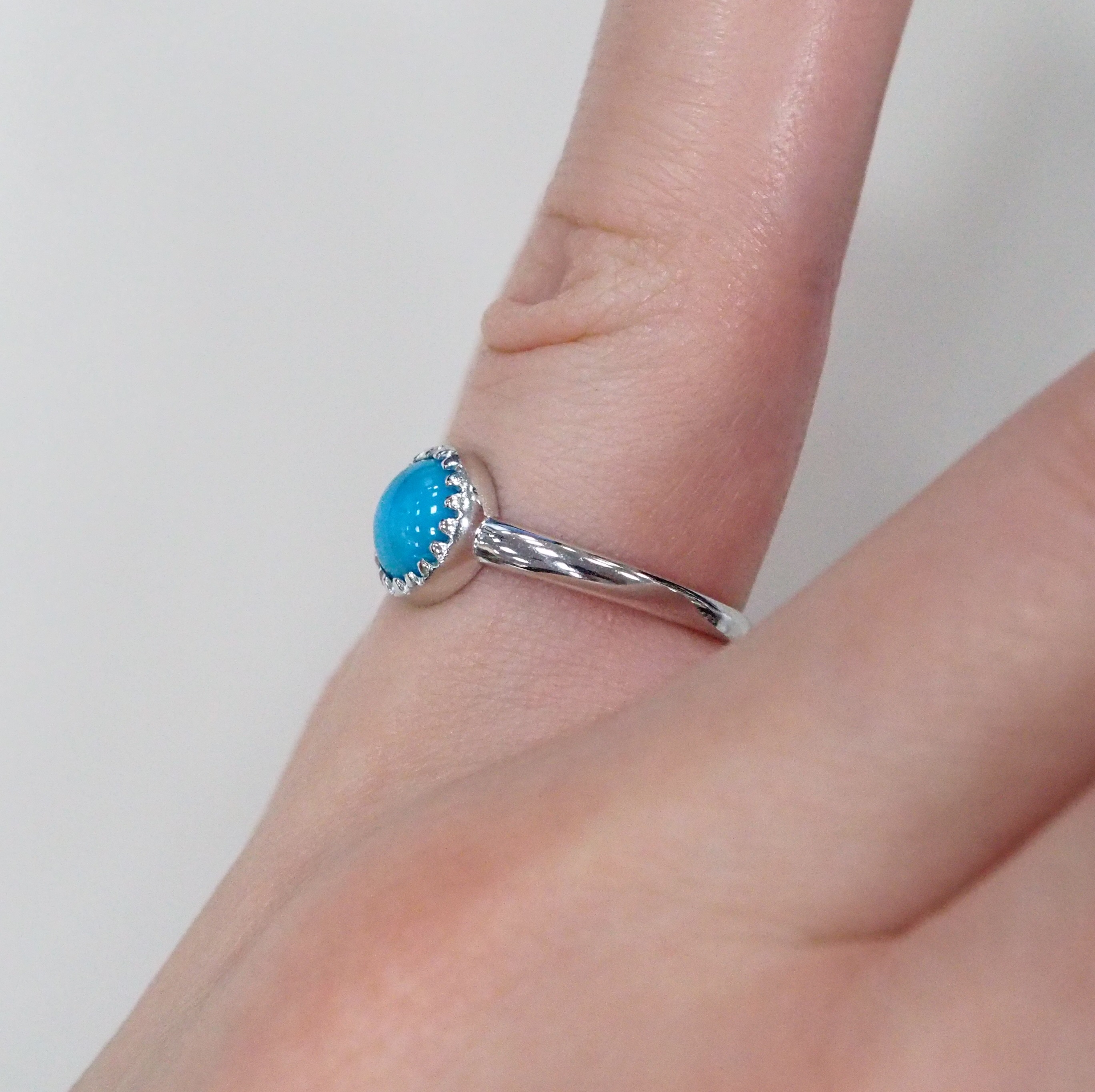 Серебряное кольцо с бирюзой